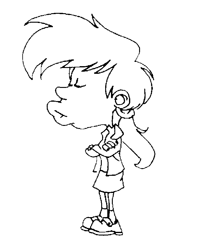 coloriage nadia la cherie de titeuf